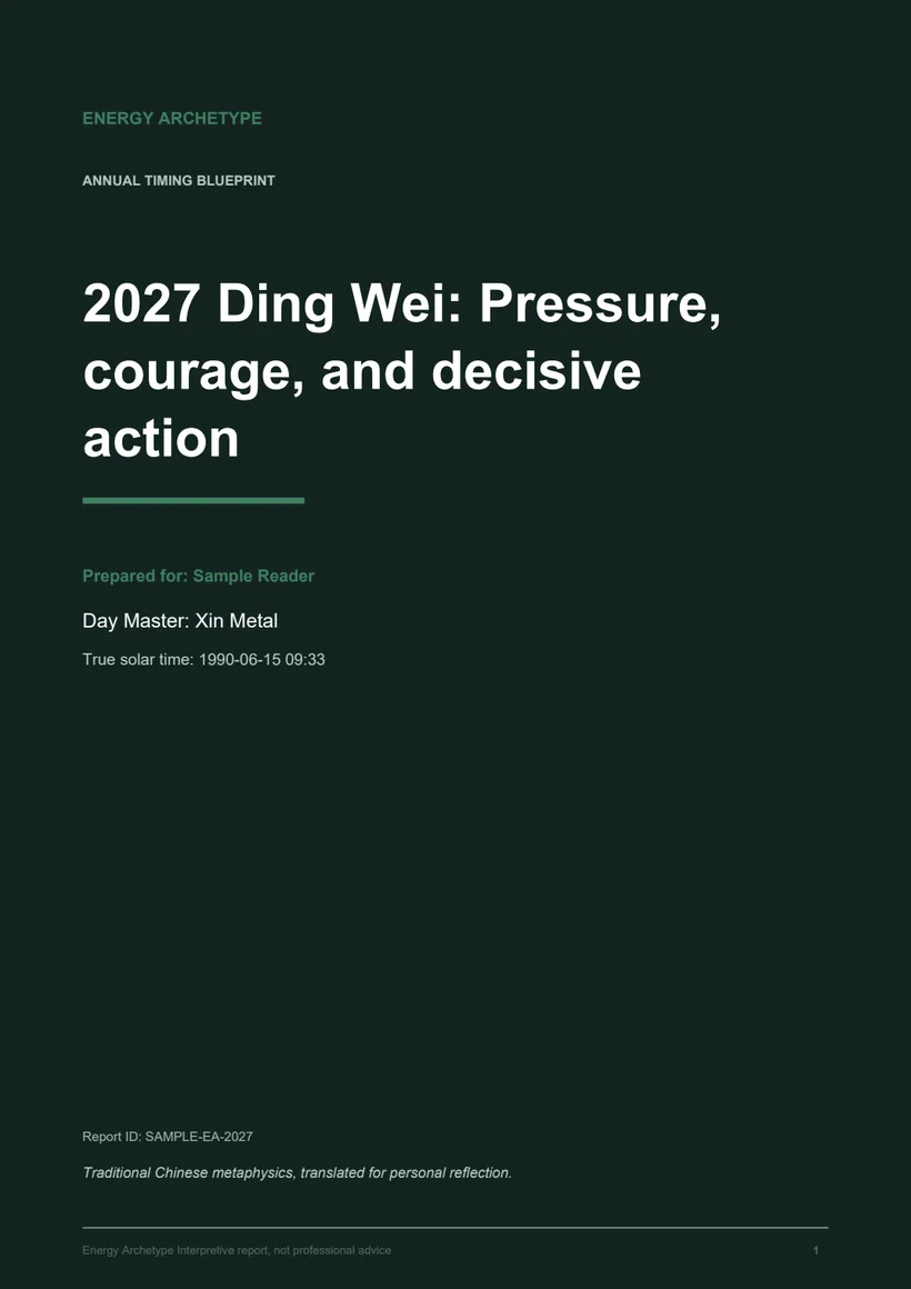 Fictional Annual Timing Blueprint cover